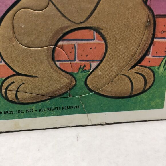 Vintage Sylvester and Tweety Frame Tray Puzzle 1977 Whitman 4512H Looney Tunes - Picture 6 of 14